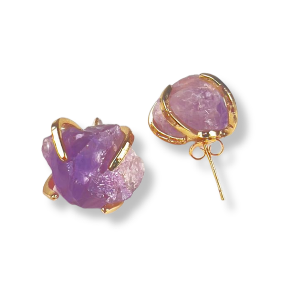 Maxi Aros de Amatista en Bruto