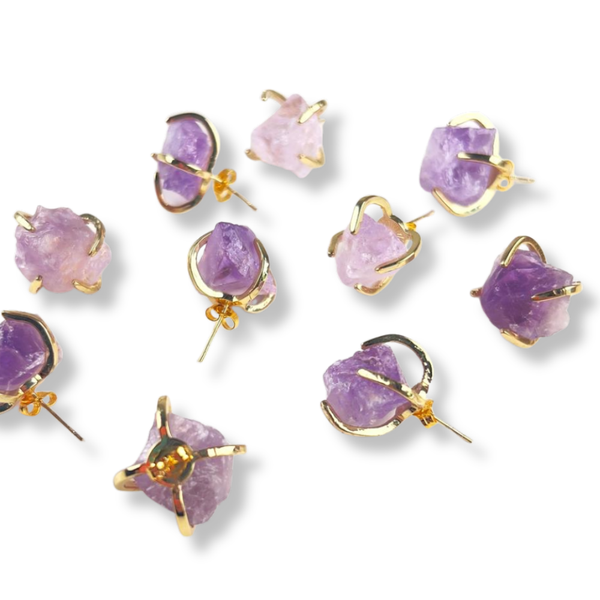 Maxi Aros de Amatista en Bruto