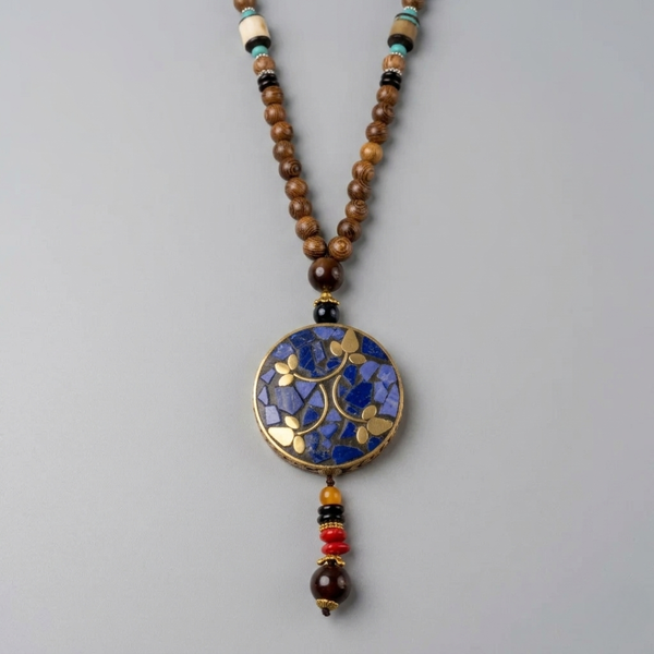 Collar Mosaico Morado <br> Conexión y Armonía