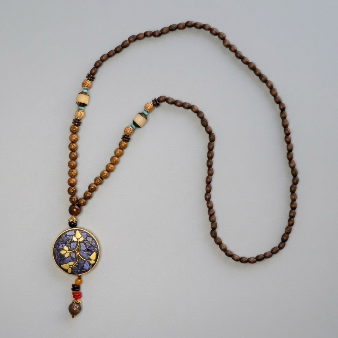 Collar Mosaico Morado <br> Conexión y Armonía