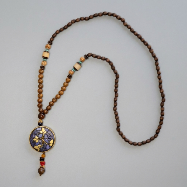 Collar Mosaico Morado <br> Conexión y Armonía