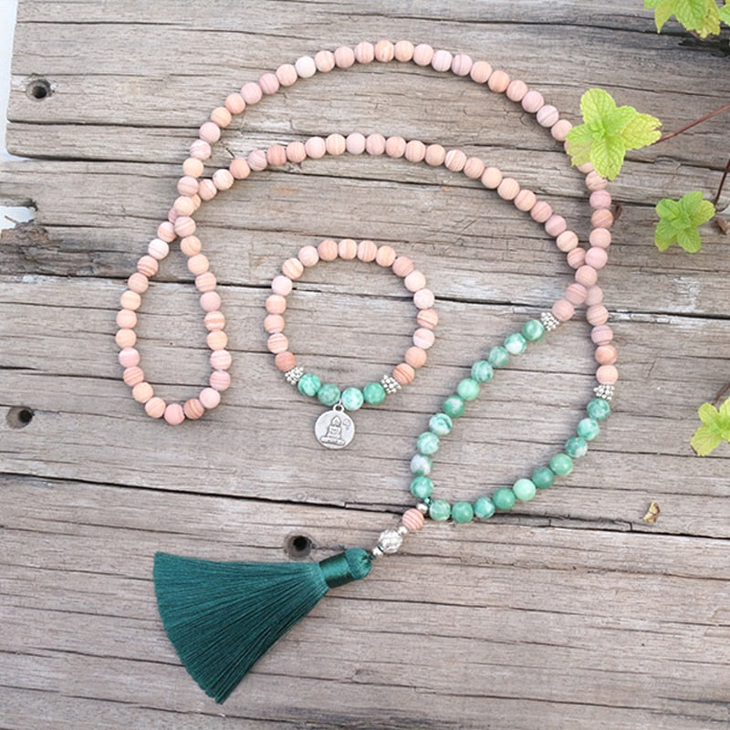 Conjunto Japa Mala para Riqueza, Suerte y Amor