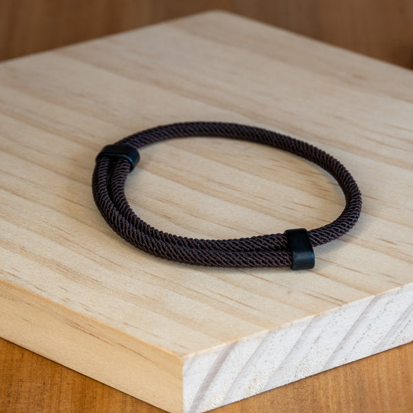 Pulsera Minimalista de Yoga de Cuerda 4mm - Café