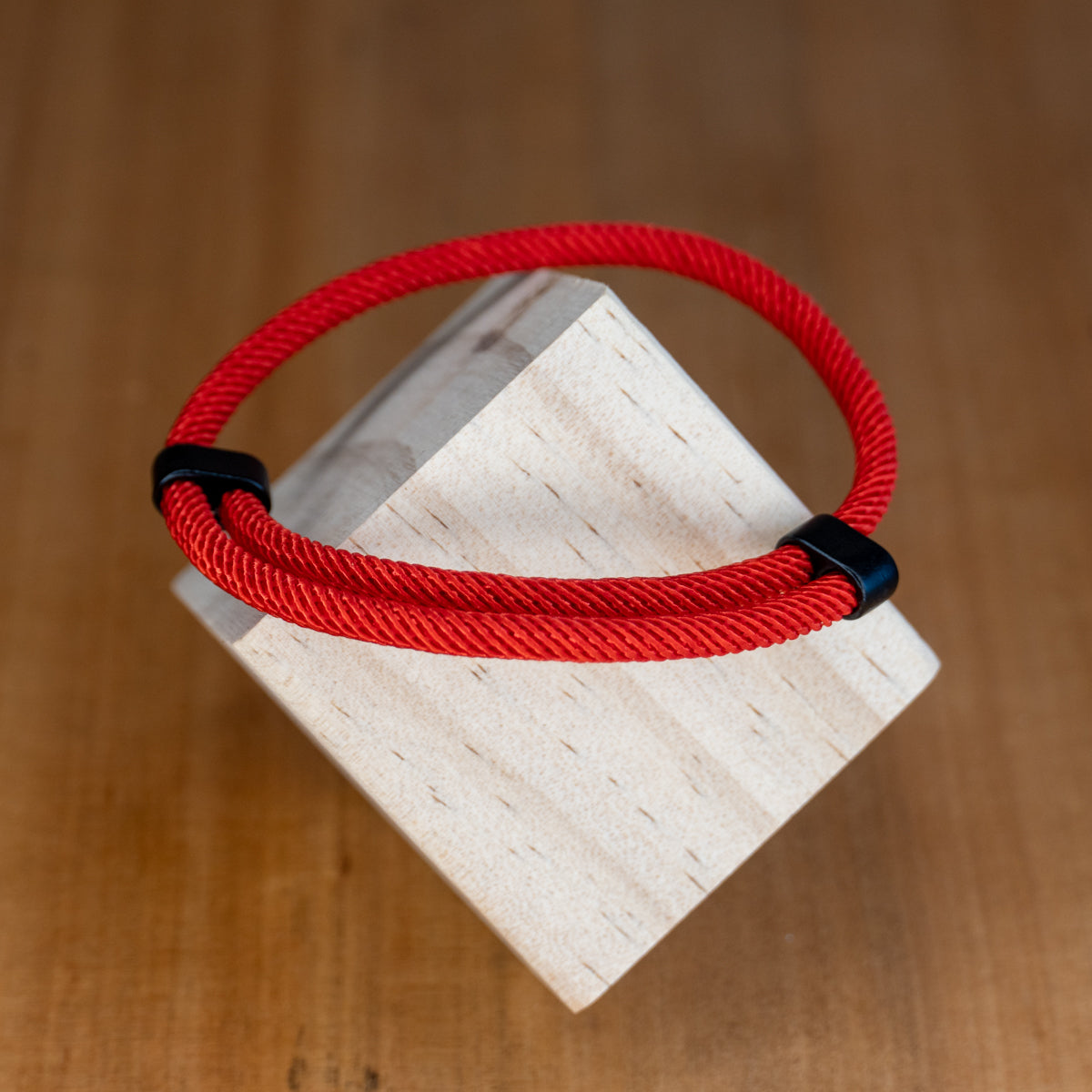 Pulsera Minimalista de Yoga de Cuerda 4mm - Rojo