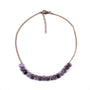 Collar corto Amatista Cuentas semilla 💜