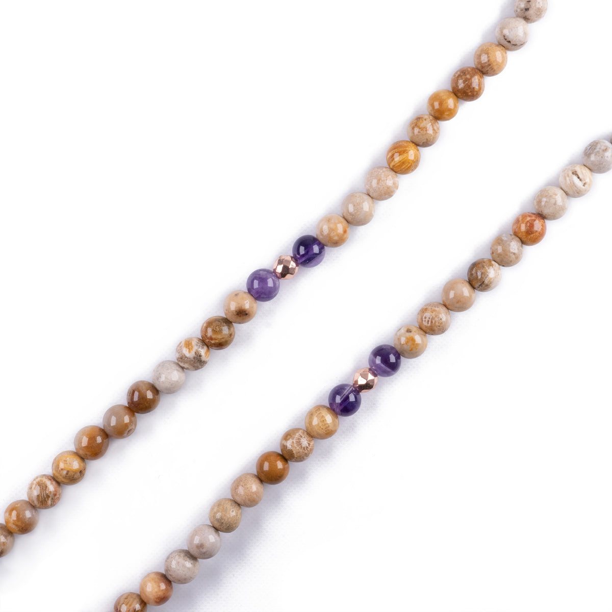 Mala con colgante de Amatista para Emociones y Claridad Mental