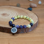 Pulsera relajación <br> Amatista y Howlita