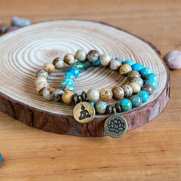 Conjunto Pulsera Yoga - Tierra y Agua
