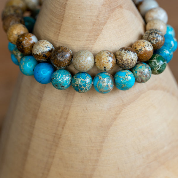 Conjunto Pulsera Yoga - Tierra y Agua