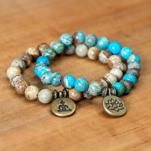 Conjunto Pulsera Yoga - Tierra y Agua