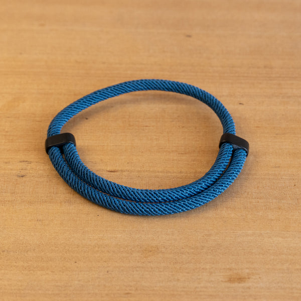 Pulsera Minimalista de Yoga de Cuerda 4mm - Azul