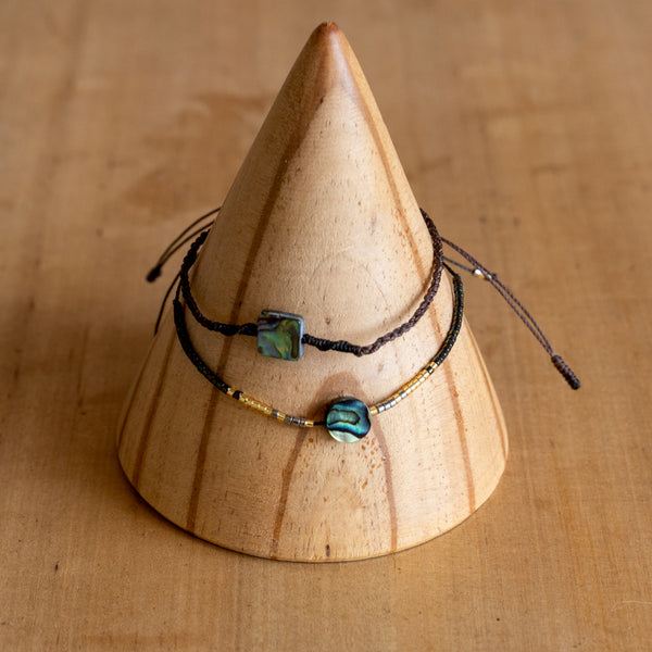 Pulsera Abulón y Mostacillas <br> Armonía y Protección
