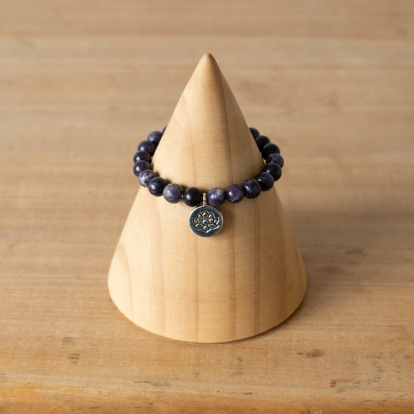 Pulsera de Amatista Natural <br> Calma y Conexión Espiritual