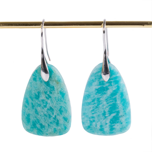 Aros colgante de Amazonita Natural