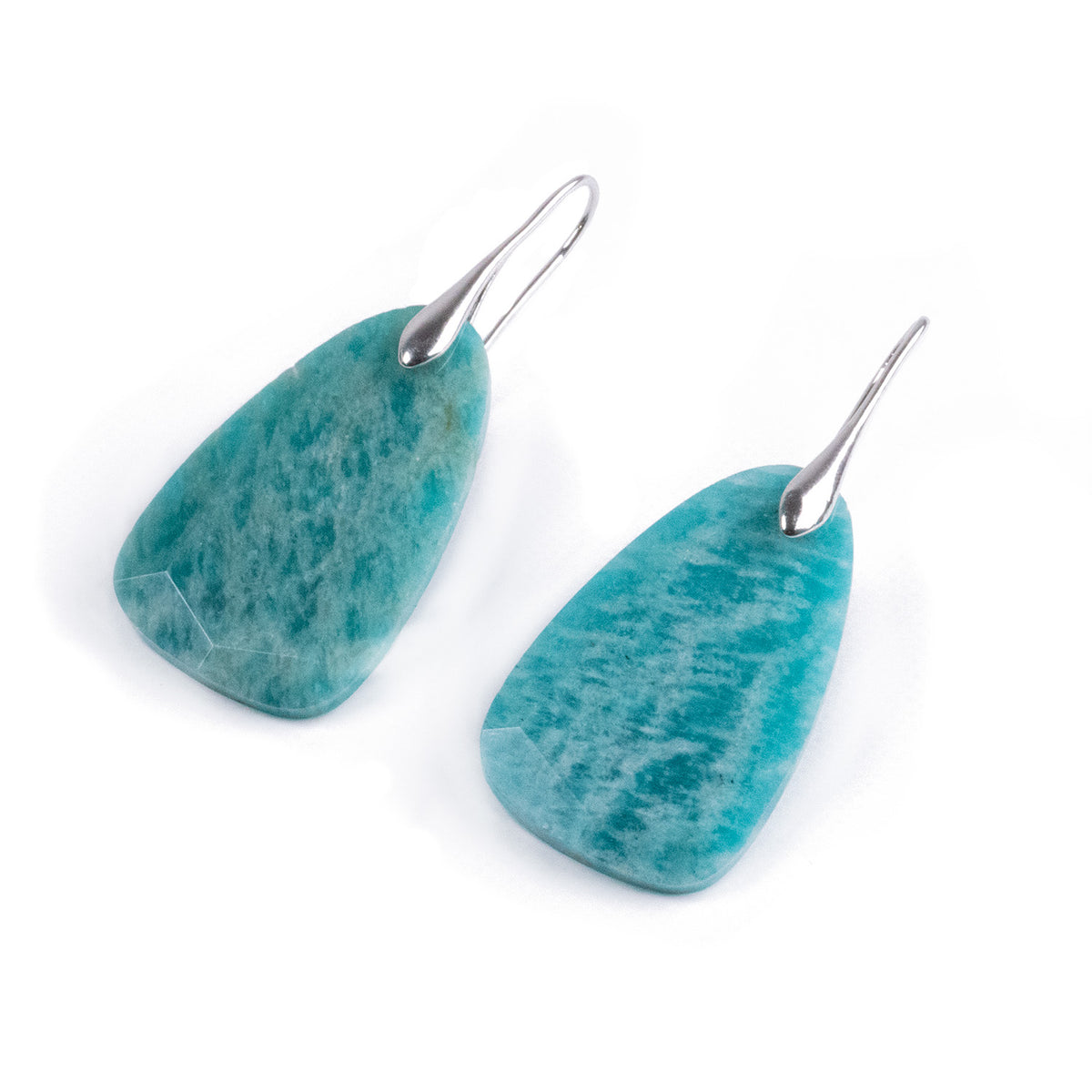 Aros colgante de Amazonita Natural