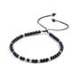Pulsera de piedra natural 3mm con cuentas de Ónix Negro