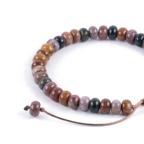 Pulsera Amistad de Piedra Natural -  Ónix Oceánico