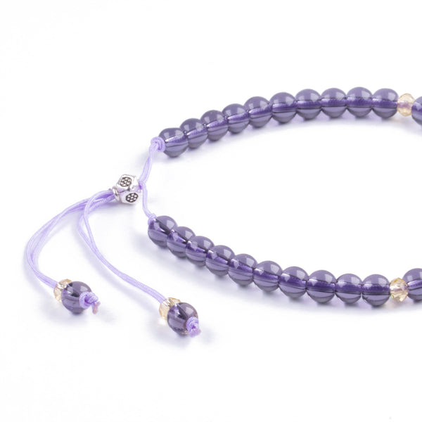 Pulsera Amatista Minimalista de Piedra Natural