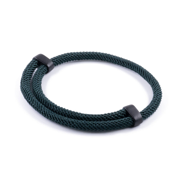 Pulsera Minimalista de Yoga de Cuerda 4mm - Verde