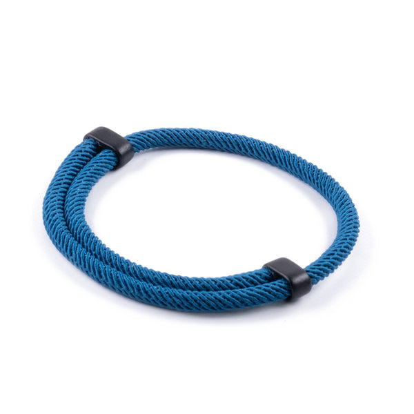 Pulsera Minimalista de Yoga de Cuerda 4mm - Azul
