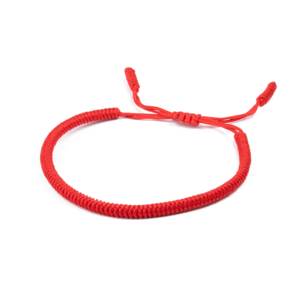 Pulsera Budista Tibetana de la suerte - Roja