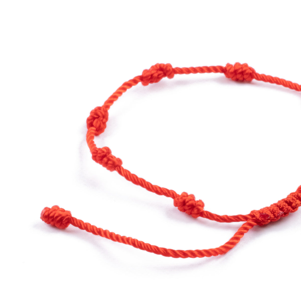 Pulsera Hilo rojo 7 Nudos