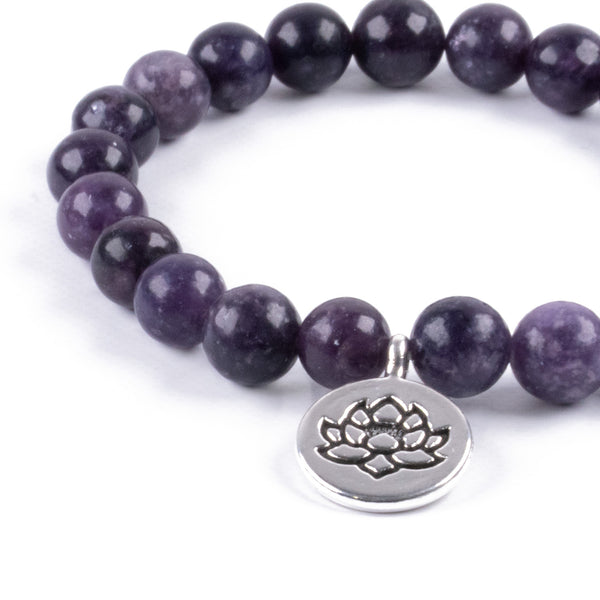 Pulsera de Amatista Natural <br> Calma y Conexión Espiritual
