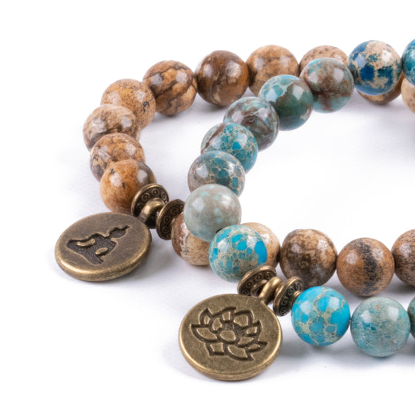 Conjunto Pulsera Yoga - Tierra y Agua