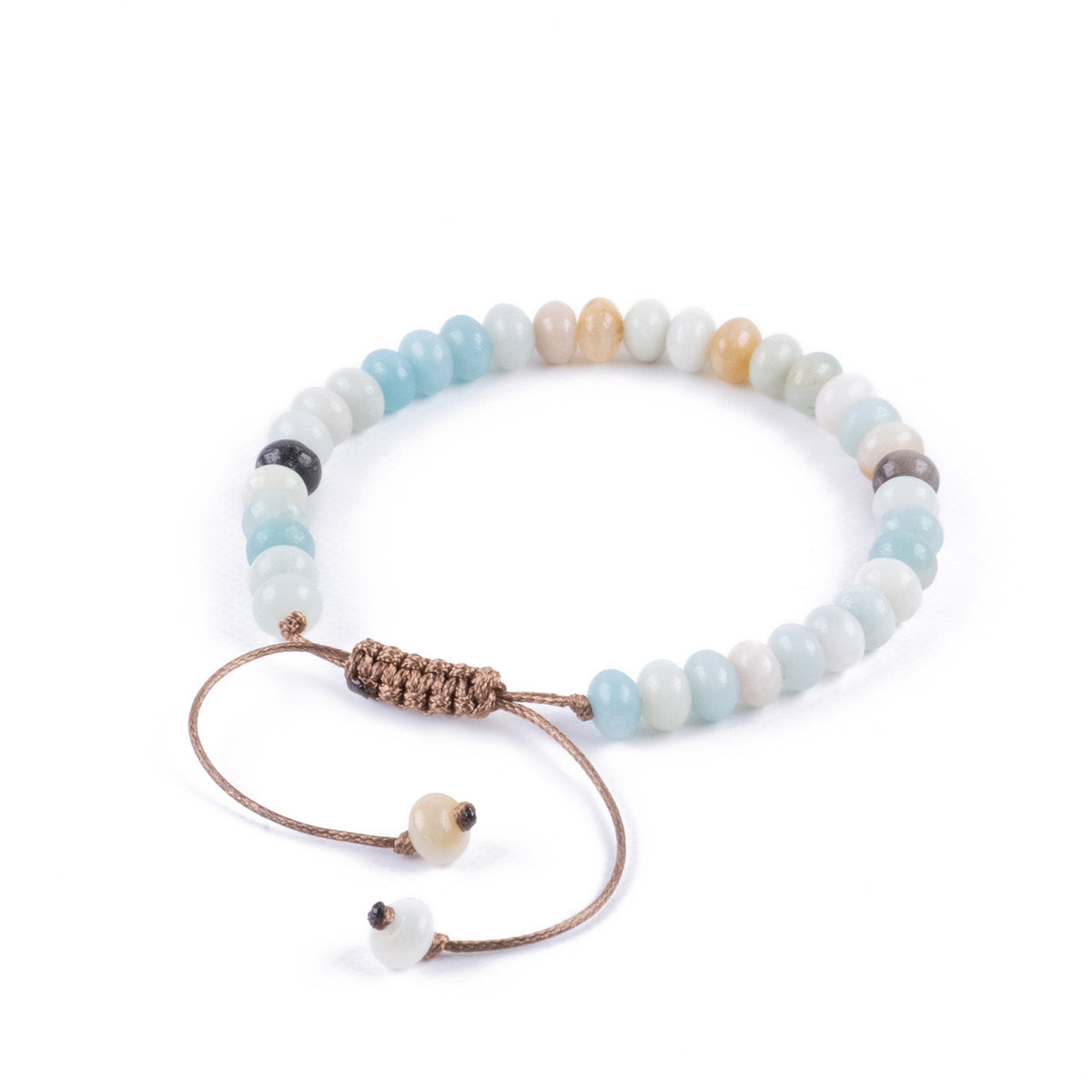 Pulsera Amistad de Piedra Natural -  Amazonita