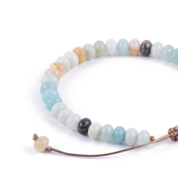 Pulsera Amistad de Piedra Natural -  Amazonita