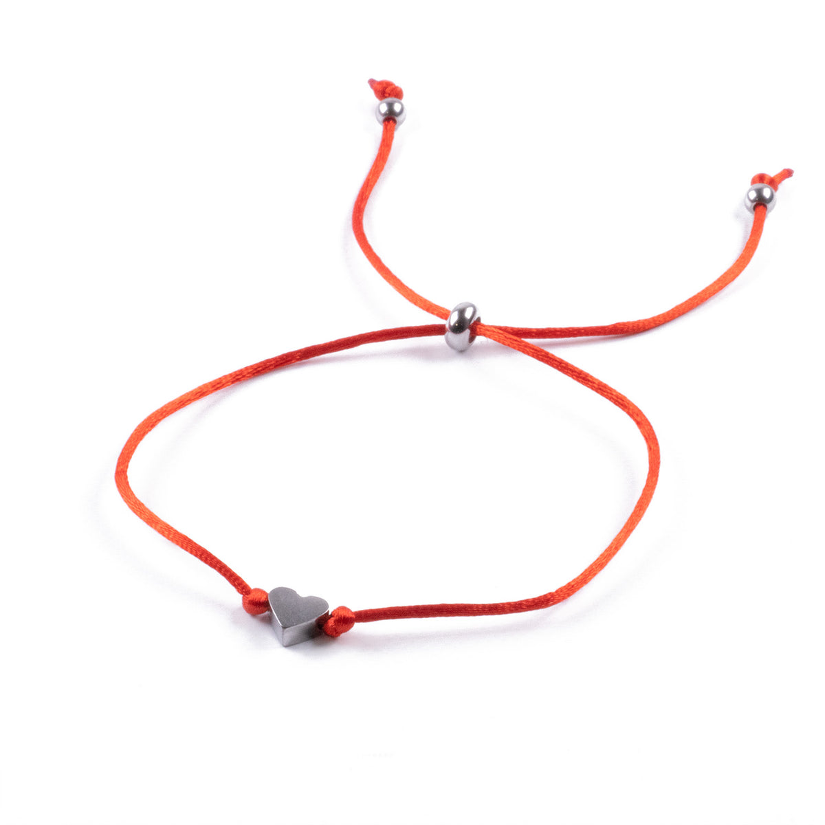 Pulsera del Deseo - Hilo Rojo con Corazón