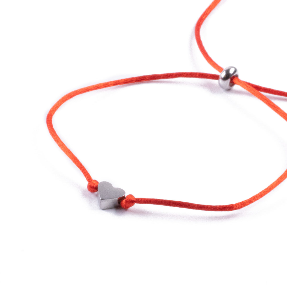 Pulsera del Deseo - Hilo Rojo con Corazón