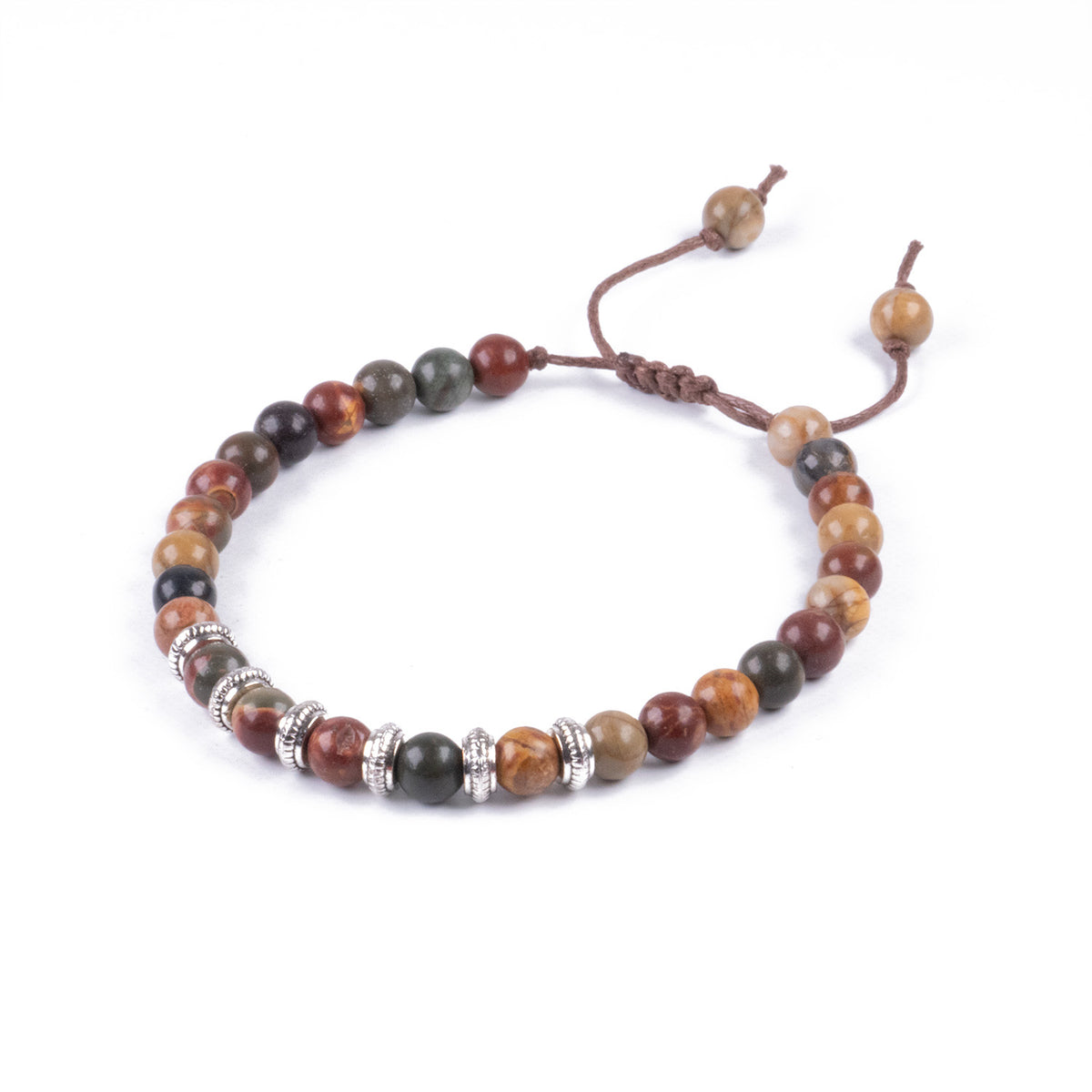Pulsera de piedra jaspe Picasso 6 mm