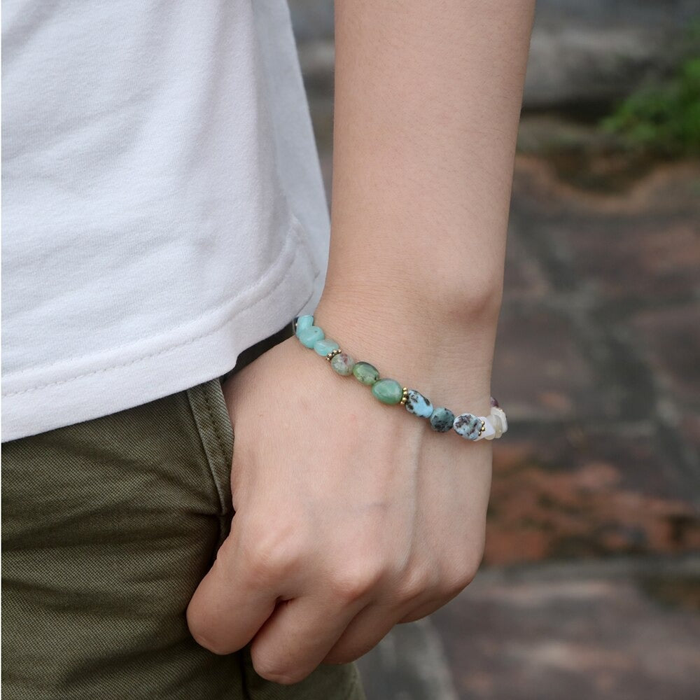 Conjunto 7 Chakras con Piedra Natural irregular